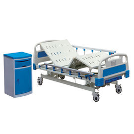 Edelstahl-Krankenhauspatient-Bett-manuelles Krankenhaus-Bett mit Aluminiumseitenschiene